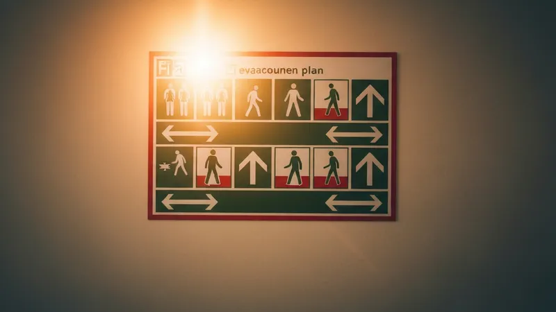 Plan d'évacuation en cas d'incendie